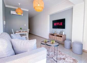 Moderno Apartamento Amueblado de 1 Habitación en Gazue