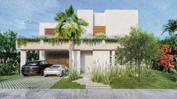 Modern Luxury Villa with Private Pool in a Gated Community at Punta Cana Village