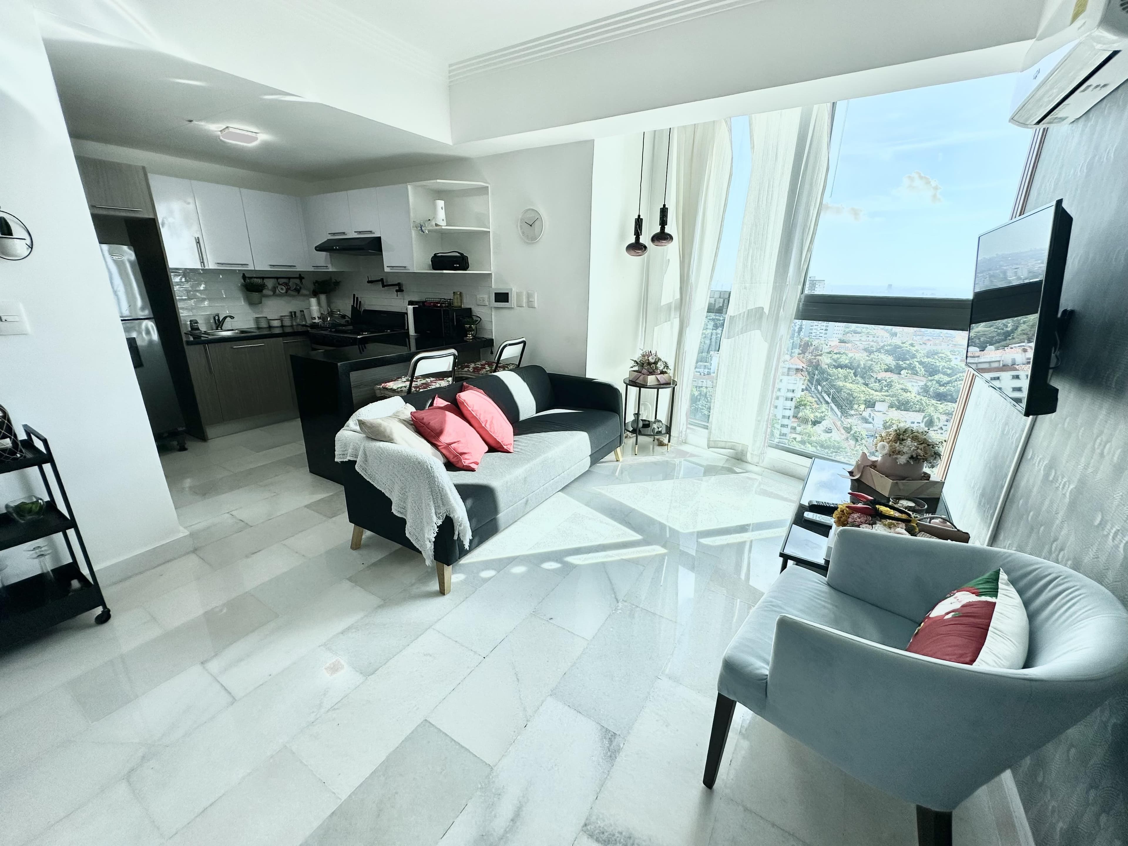 Vista Al Mar Duplex de 1 Habitación en La Esperilla